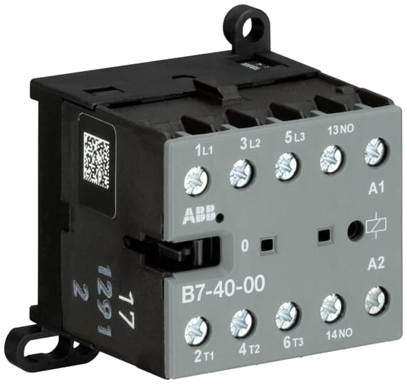 Мини-контактор B7-40-00-80 (12A при AC-3 400В), катушка 230В АС
